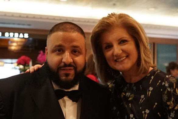Who was Arianna Huffington’s date to the correspondents’ dinner?