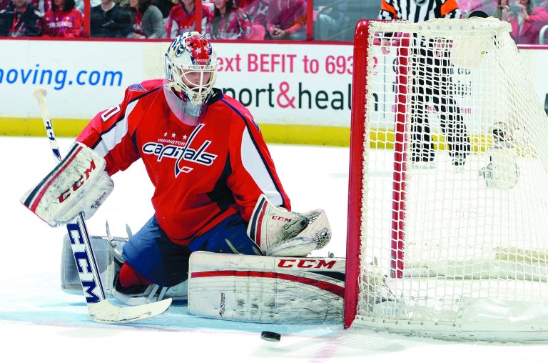 Greg Fiume/Getty Images
Braden Holtby had his fourth career shutout in Saturday's victory over the Panthers, easily the Capitals' best game of the year.
