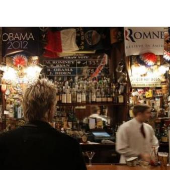 Romney Outperforming in Early Voting … in Paris Bar