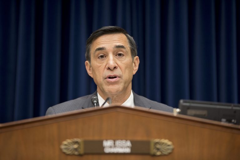 Rep. Darrell Issa, R-Calif., said Republicans invited cabinet officers to come up with plans to cut within their own departments to help avoid sequestration, but no one responded. (AP Photo/J. Scott Applewhite)