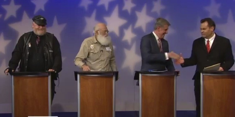 Fringe contenders send Idaho governor debate viral