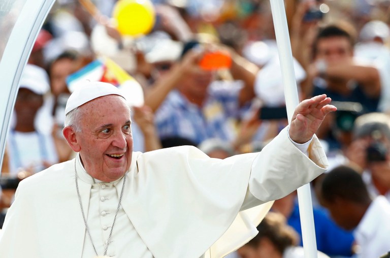 Pope Francis is expected to draw huge crowds to D.C. (Tony Gentile/POOL via AP)