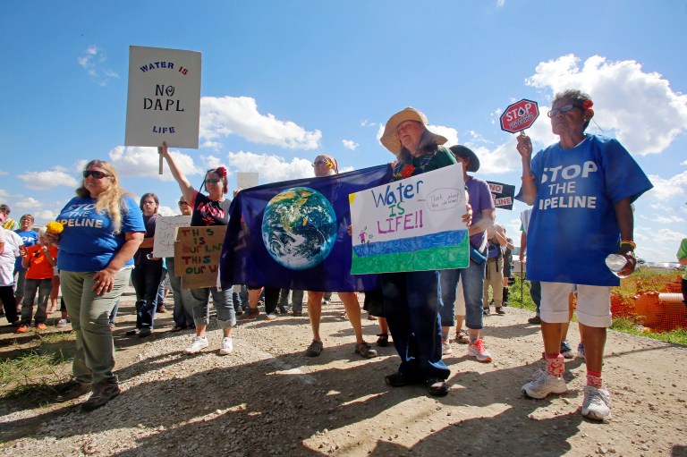 In the case of construction on the Dakota Access Pipeline, the opposition believes they are indeed entitled to their own facts despite overwhelming evidence to the contrary. (Erin Lefevre/The Hawk Eye via AP)