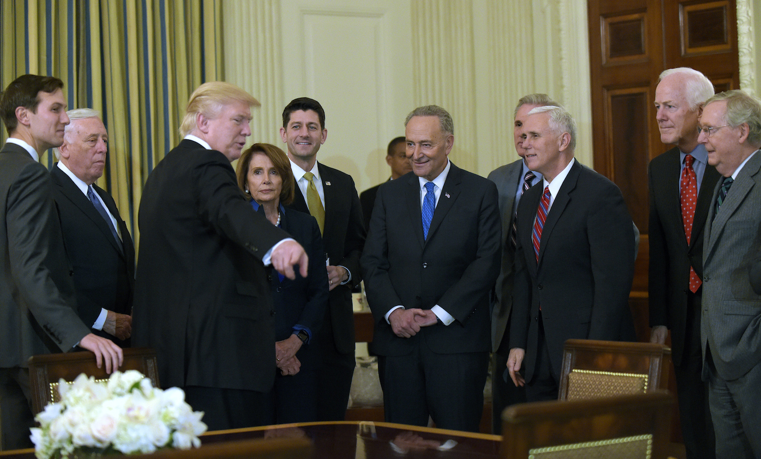 Trump touts ‘beautiful relationship’ at meeting with congressional leaders