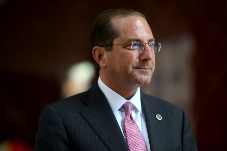 Secretary of Health and Human Services Alex Azar. 