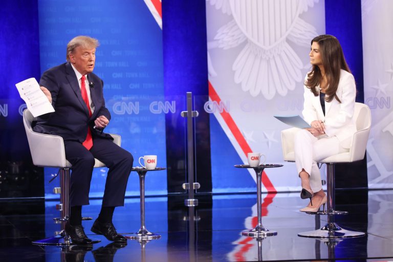 Trump calls Kaitlan Collins ‘nasty person’ during CNN town hall