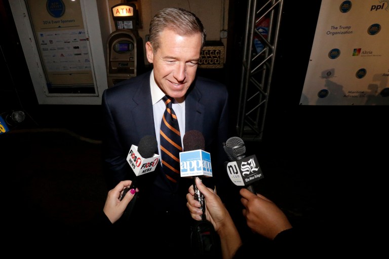 Brian Williams is expected to host an 11 p.m. program on MSNBC starting Labor Day and ending after the election, multiple sources reported Monday night. (AP Photo/Julio Cortez)