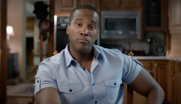 John James, the Republican trying to unseat Sen. Debbie Stabenow, D-Mich., says he is torn over the GOP budget deal that passed earlier in February. (screenshot)