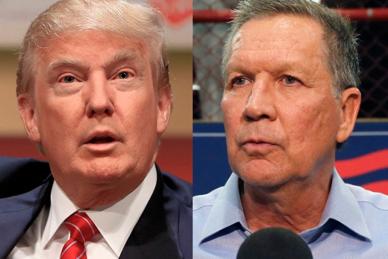 In this July 18, 2015 photo, Republican presidential candidate, real estate mogul Donald Trump, speaks at the Family Leadership Summit in Ames, Iowa, Saturday, July 18, 2015. (AP Photo/Nati Harnik)