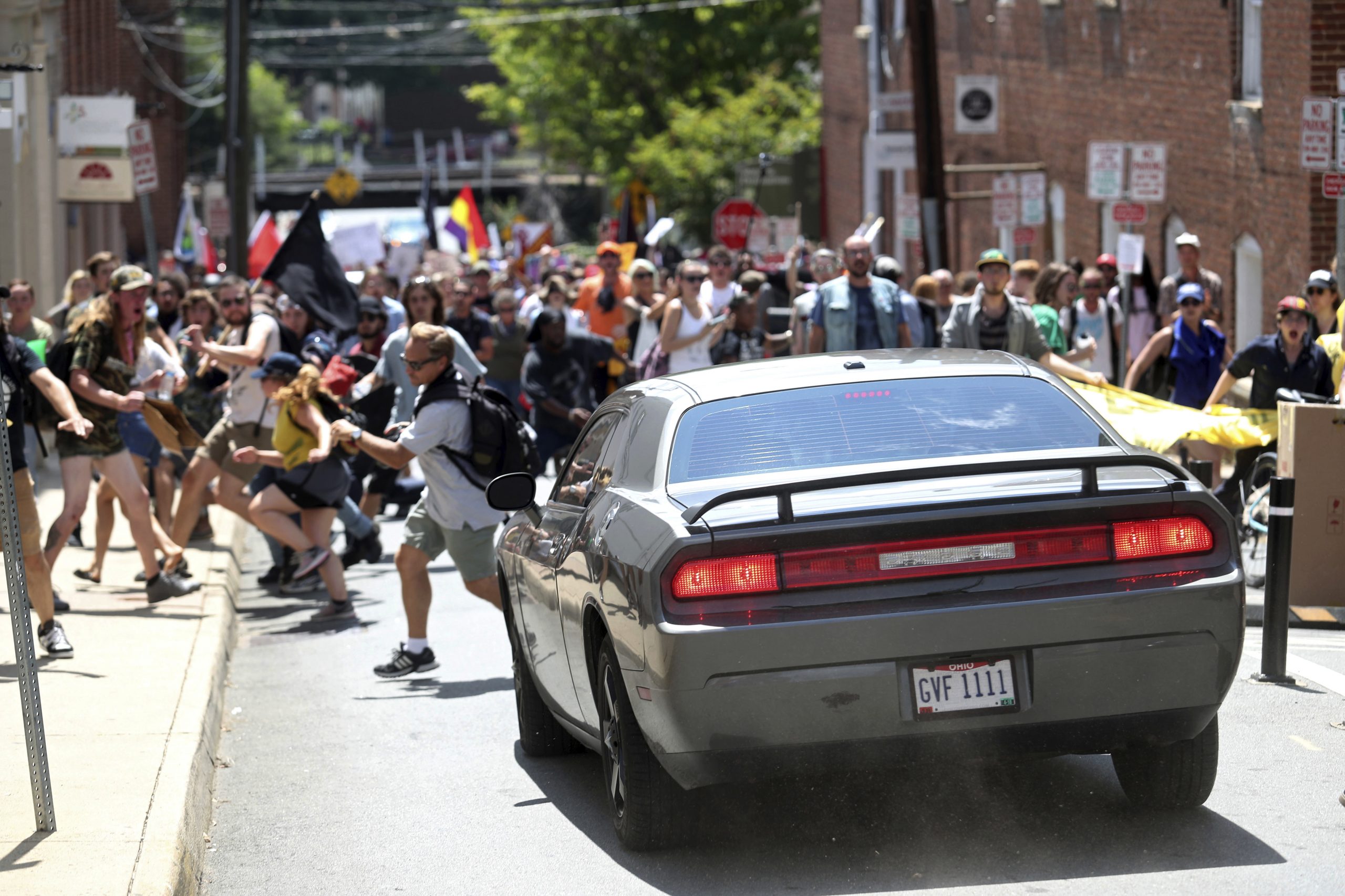 Man accused of running over Charlottesville protesters charged with federal hate crimes