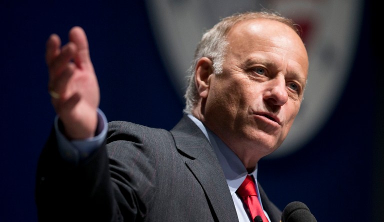 Rep. Steve King, a Republican from Iowa, speaks.