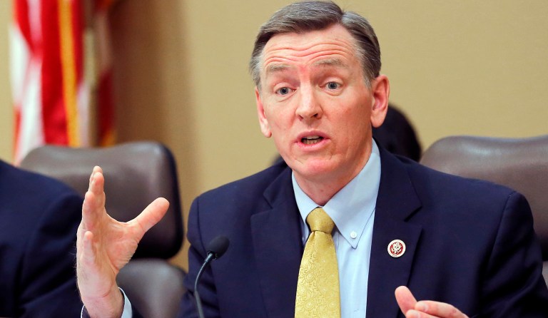 Rep. Paul Gosar, R-Ariz., said the Unite the Right rally may have been orchestrated by the political left. (AP Photo/Matt York, File)