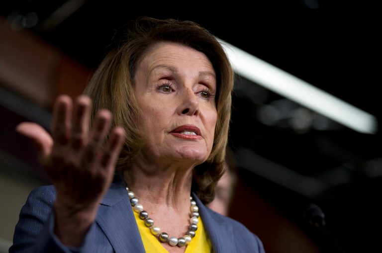 At one point, Pelosi told reporters, 