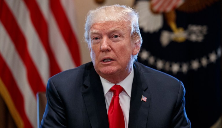 For the second time this week, President Trump held a meeting with the goal of trying to work out a compromise between the renewable fuel industry and oil refiners on how to resolve concerns over the Environmental Protection Agency's Renewable Fuel Standard. (AP Photo/Evan Vucci)