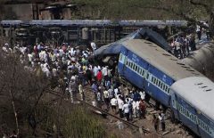 Passenger train derails in India; at least 19 dead