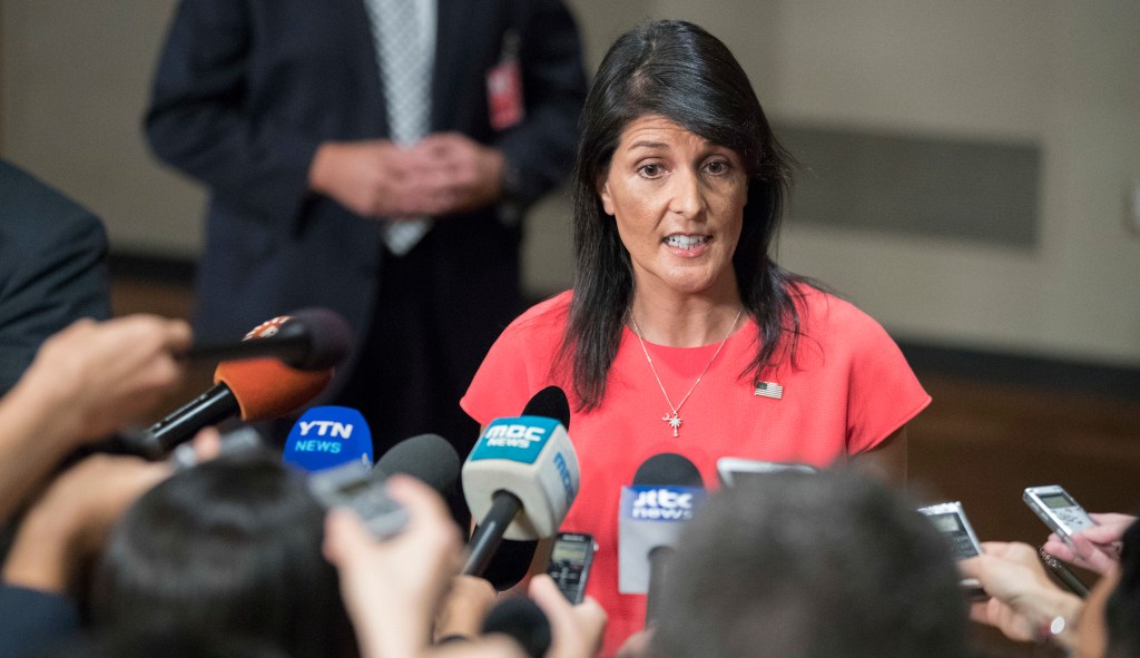 Nikki Haley: US needs to ‘stomp out’ bigotry