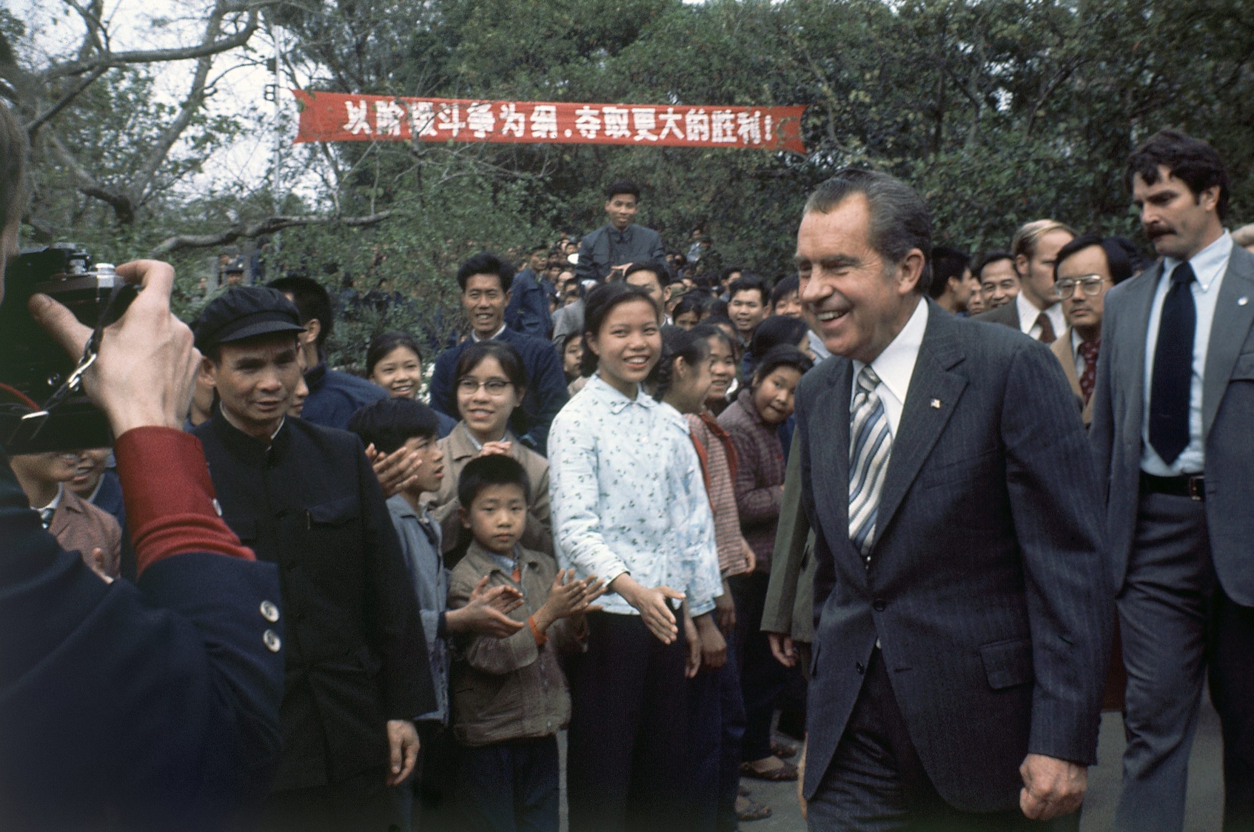 Trump follows Nixon to China