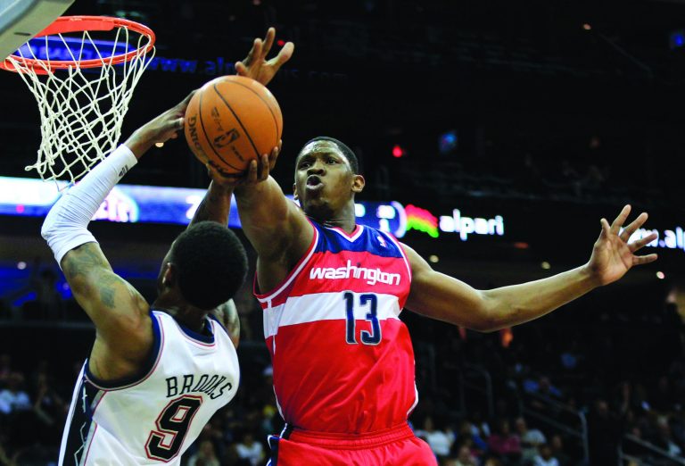 Mel Evans/AP
Washington Wizards forward Kevin Seraphin averages 7.9 points per game.