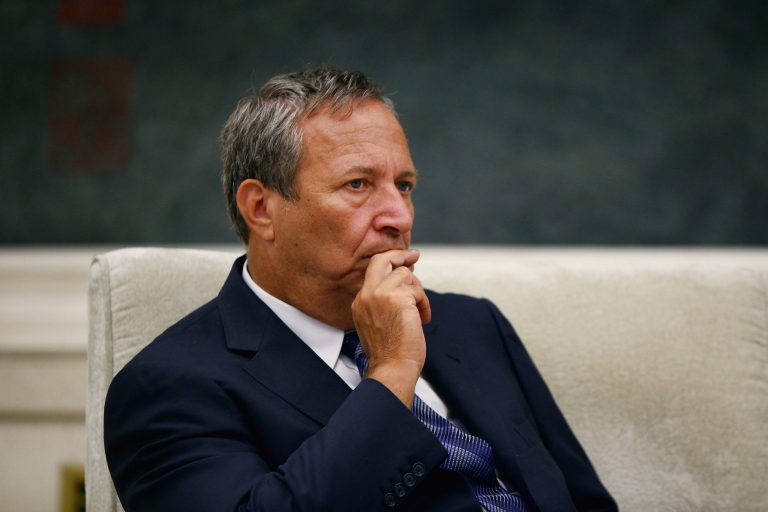 BEIJING - SEPTEMBER 06:  U.S. National Economic Council Chairman Larry Summers meet with Chinese Communist Party's Central Organization Department Minister Li Yuanchao at the Great Hall of the People on September 6, 2010 in Beijing, China. Summers plans to visit China from September 5 to 8.  (Photo by Feng Li/Getty Images)