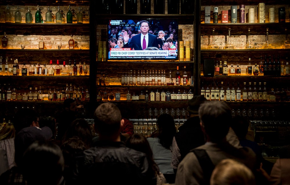 Scenes from the Comey Bar Crawl