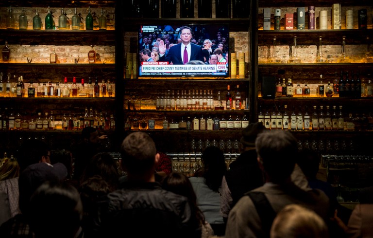 Scenes from the Comey Bar Crawl