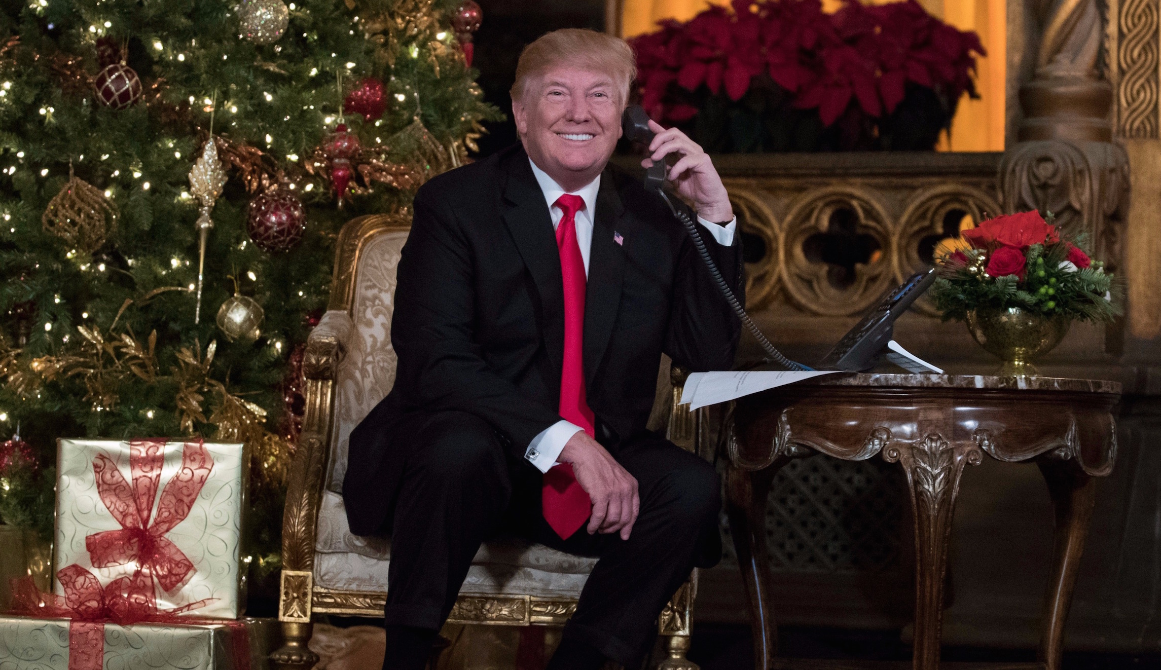 WATCH: Missouri girl injured in tornado gets Christmas gifts from Trump