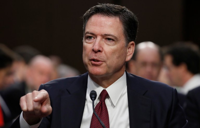 Comey is not a white supremacist, nor has he actively worked to advance the cause of white supremacy during his career. (AP Photo/Alex Brandon)