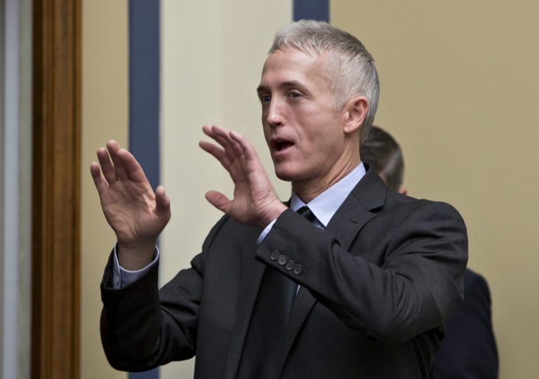 Twitter accused her of turning on Gowdy because he reportedly intends to endorse GOP hopeful Marco Rubio. (AP Photo/J. Scott Applewhite)