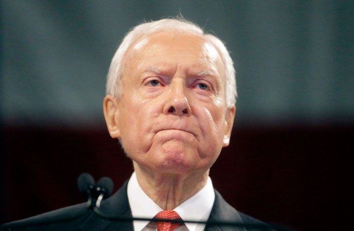 Sen. Orrin Hatch, R-Utah, called the Democrats' efforts "100 percent political, designed to serve as a proxy for what political operatives hope will be an epic campaign battle over Social Security." (AP Photo/Rick Bowmer, File)