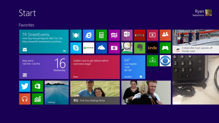 FILE - This Wednesday, Oct. 16, 2013  file image shows a pre-release version of Windows 8.1 on a tablet in Los Angeles. A new, yet-unnamed Windows update is expected this spring, just months after the Windows 8.1 update came out.  (AP Photo/Ryan Nakashima, File )