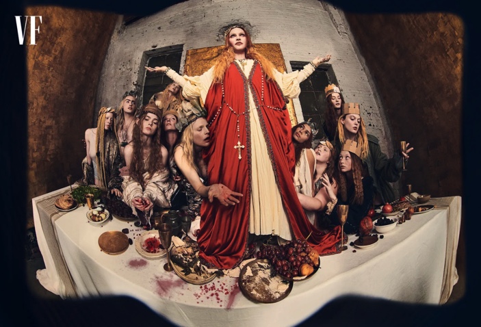 Madonna portrays Jesus in Vanity Fair