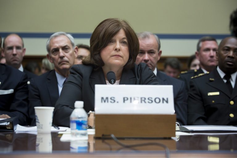 Secret Service Director Julia Pierson testifies before a House Oversight Committee hearing onSeptember 30th, 2014, on the the White House perimeter breach. (Graeme Jennings/Examiner)