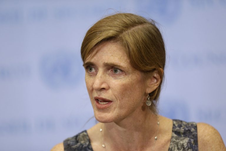 U.S. Ambassador to the United Nations Samantha Power is taking on distracted driving. (AP Photo)