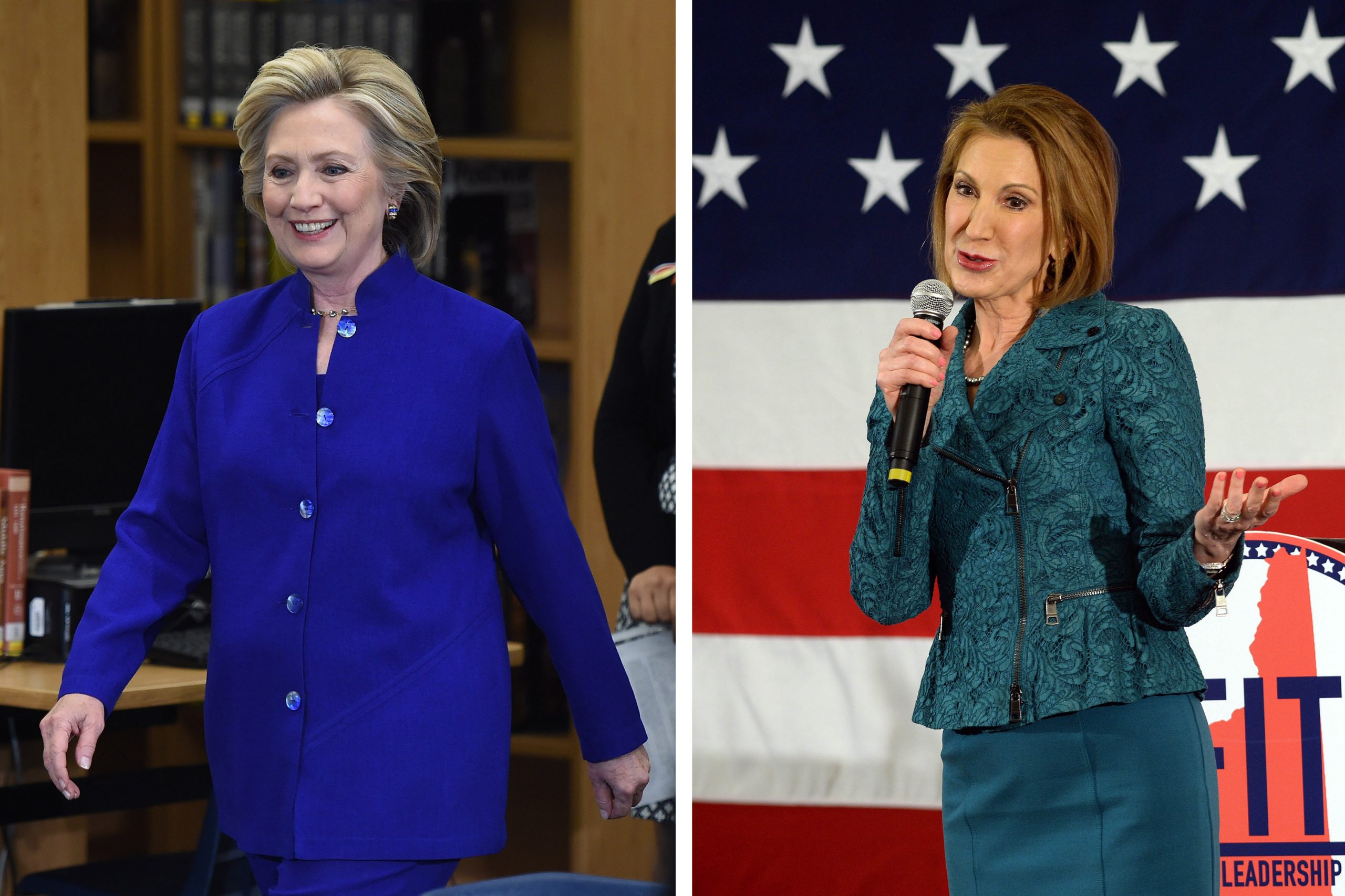 Women political columnists uninspired by Clinton, Fiorina