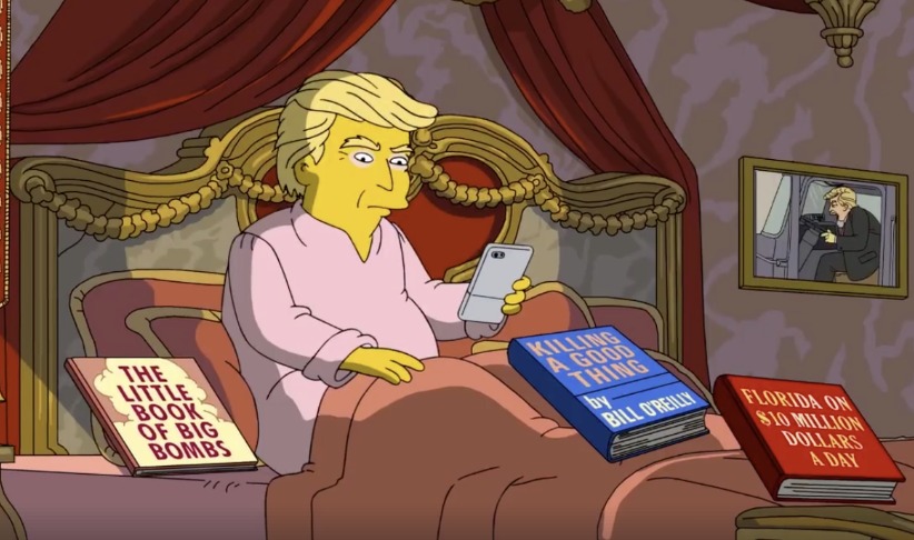 ‘The Simpsons’ spoofs Trump’s first 100 days in office