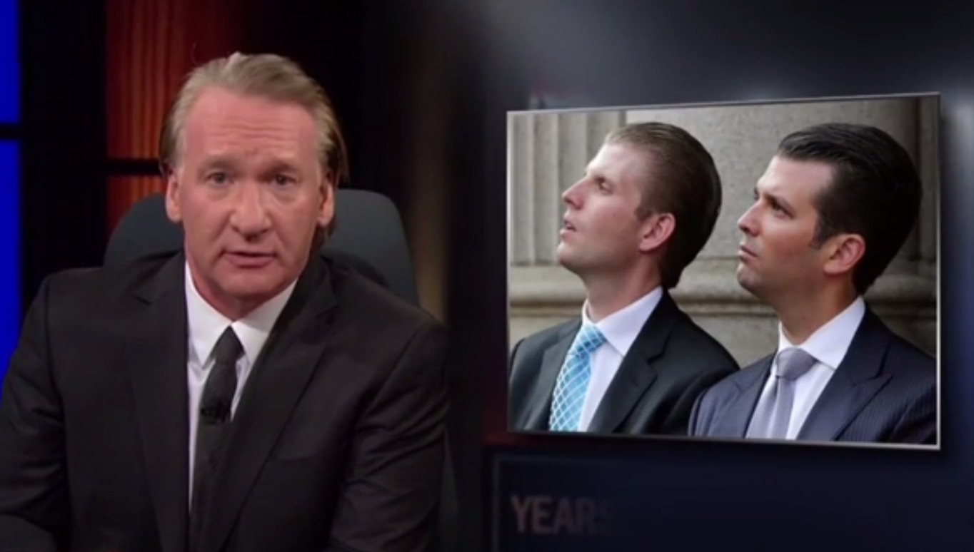 Mainstream Media Scream: Bill Maher calls Trump sons ‘axe murderers’
