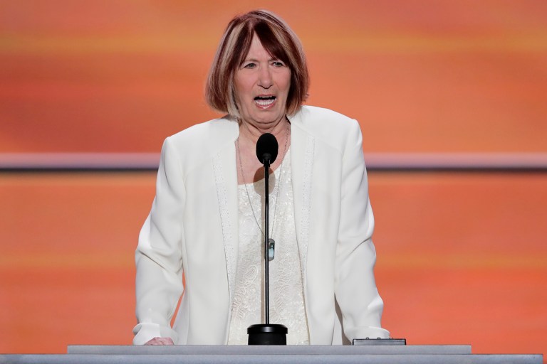 Maybe attacking the grieving mothers who give convention speeches isn't the most stand-up idea. (AP Photo/J. Scott Applewhite)