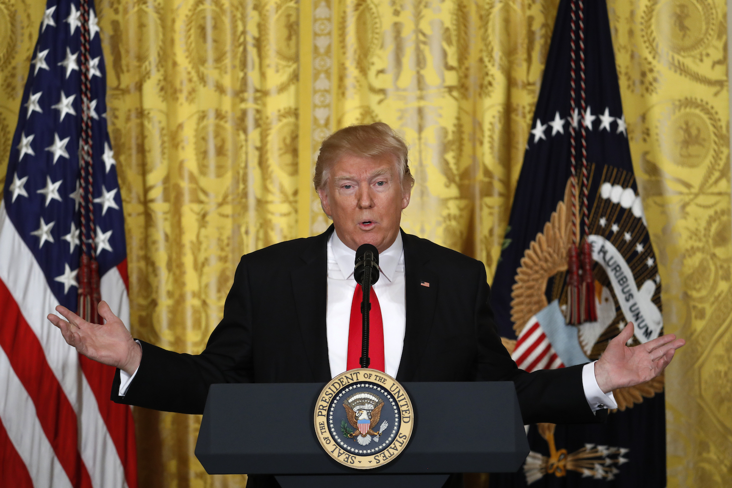 ‘I inherited a mess:’ Trump defends his administration’s work cleaning up after Obama
