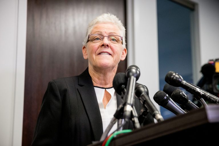 EPAÂ Administrator Gina McCarthyÂ will lead a U.S. delegation to a meeting in Dubai next week to push the United States' climate and environment goals.Â (AP Photo/Andrew Harnik)