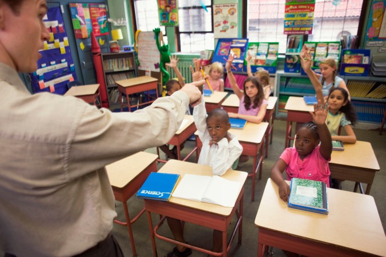 The Children's Scholarship Fund helps free poor students from failing public schools and offers them a path to a better life by benefit of a private school education. (Thinkstock)