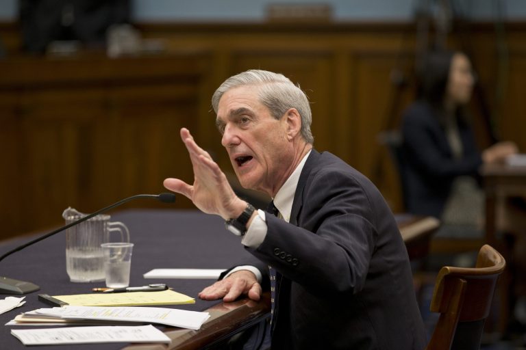 FBI Director Robert Mueller during the House Judiciary Committee's oversight hearing on Capitol Hill in Washington. (AP Photo/J. Scott Applewhite)