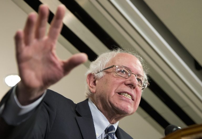 Sanders' campaign on Friday filed a lawsuit against the Democratic National Committee in federal court to regain access to Democratic Party voter data, claiming a breach of contract. (AP Photo/Manuel Balce Ceneta)