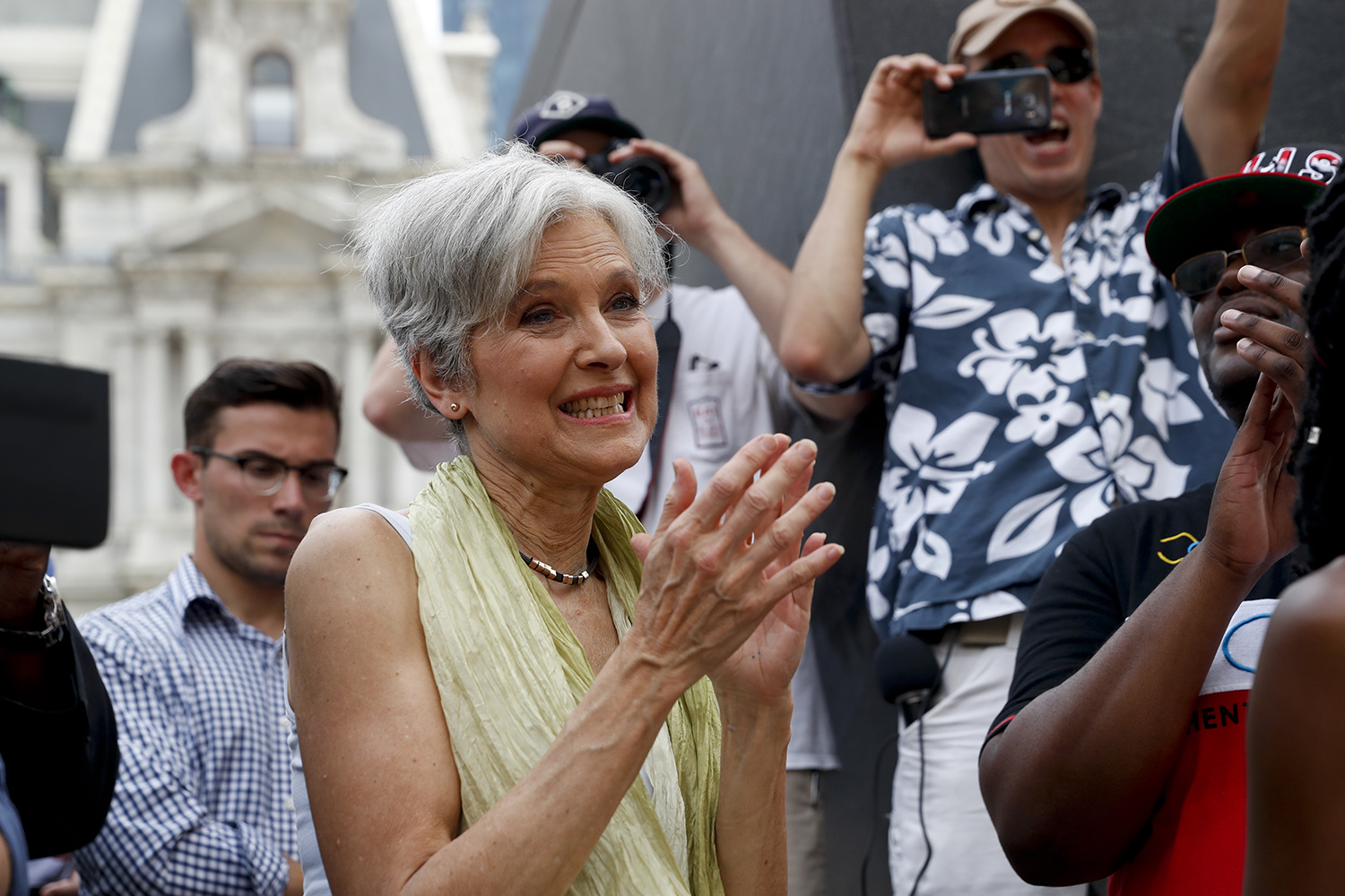 Green Party candidate outspends Trump on ads