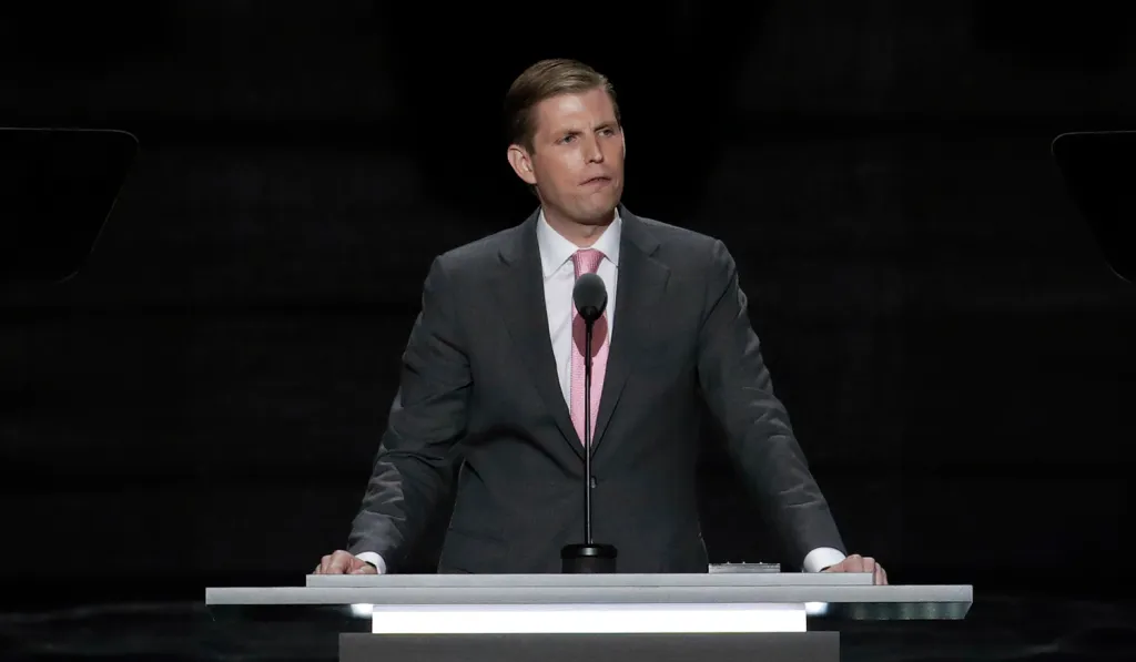 Eric Trump believes accusers coordinated with Clinton