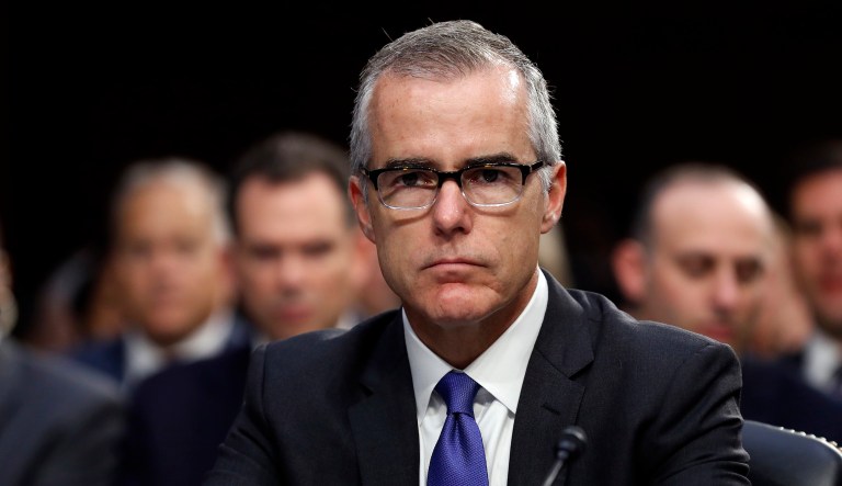 FBI Deputy Director Andrew McCabe told the agency's staff to 