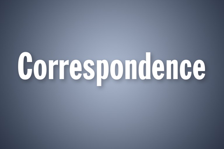 Correspondence