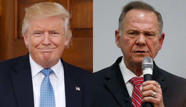 Trump had left the door open to a campaign event for Moore last week just before departing Washington for Thanksgiving weekend. (AP Photo/Carolyn Kaster)