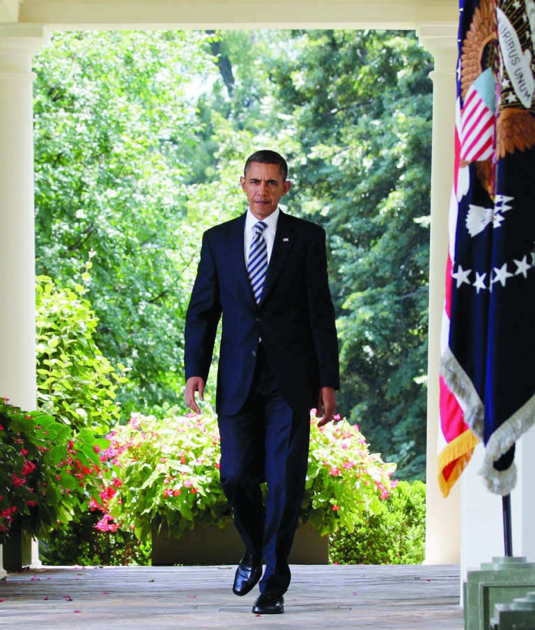 FILE - In this Aug. 2, 2011 file photo, President Barack Obama arrives to speak in the Rose Garden of the White House in Washington, after the Senate passed the debt ceiling legislation. Back in the summer of 2011, as a debt crisis loomed much like one does again today, Obama issued a clear threat to Republicans: Without an agreement to raise the nation's borrowing limit, older Americans might not get their Social Security checks. He wasn't the first to issue such a warning in the face of a debt fight between an administration and Congress. The federal government could run out of cash to pay all its bills in full as early as Feb. 15, according to one authoritative estimate, and congressional Republicans want significant spending cuts in exchange for raising the debt ceiling. Obama, forced to negotiate an increase in 2011, has vowed not to negotiate again. (AP Photo/Carolyn Kaster, File)