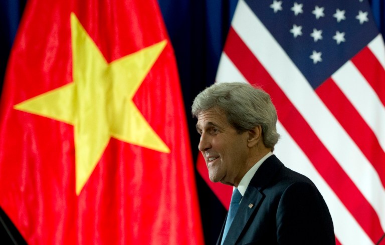 Secretary of State John Kerry said Tuesday that the U.S. and Vietnam are at a point of 