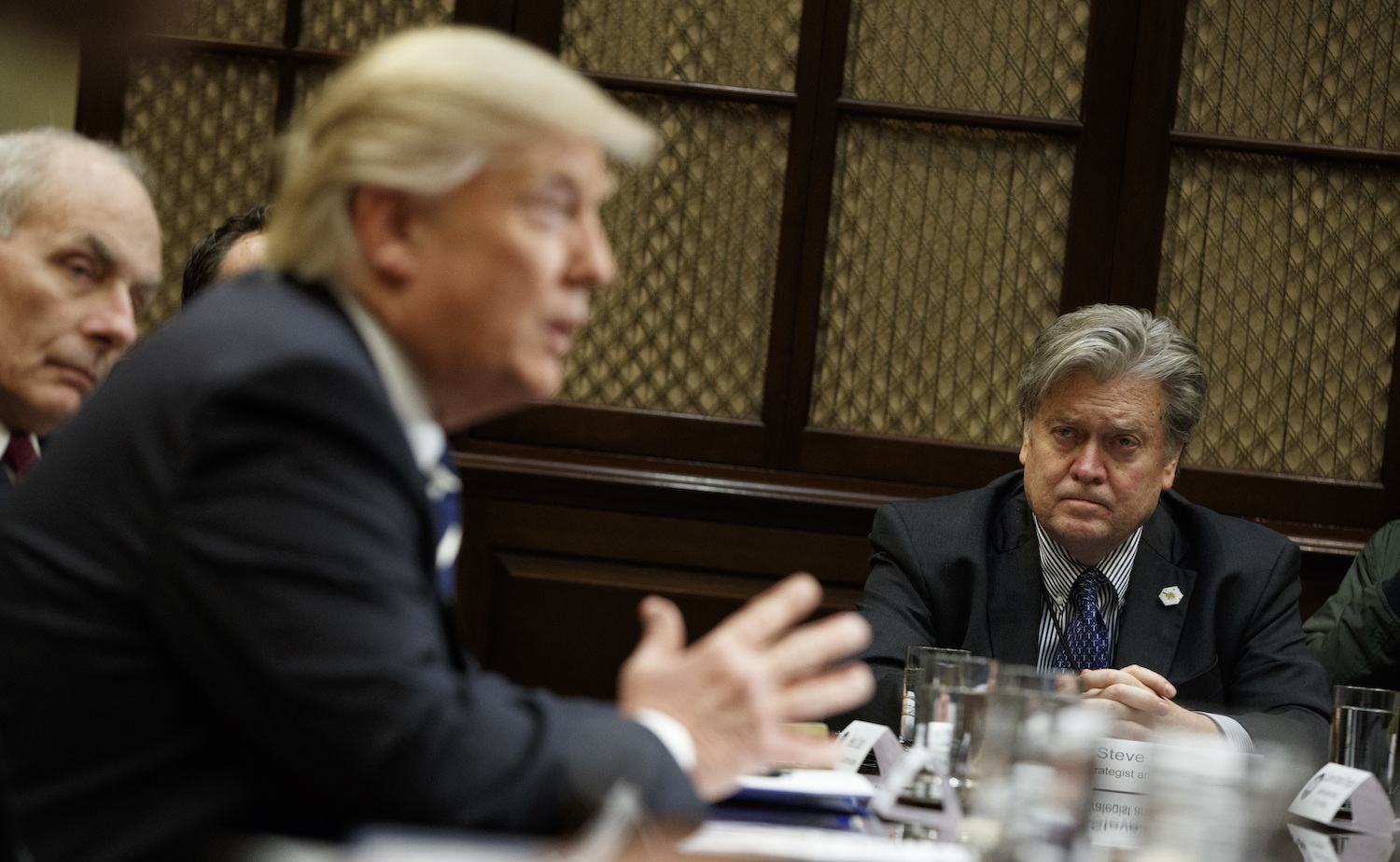 Top House Democrat quips that ‘President Bannon’ is running the show